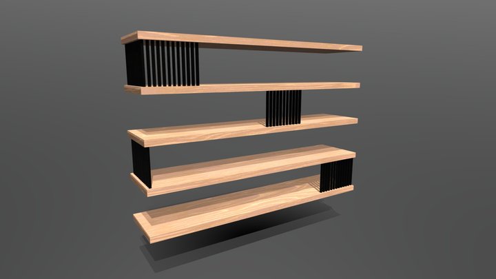 Floating shelf 3D Model