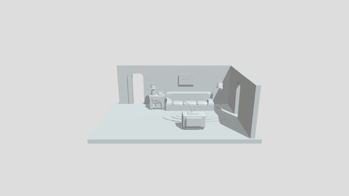 Simpsons Room 3D Model 3D Model