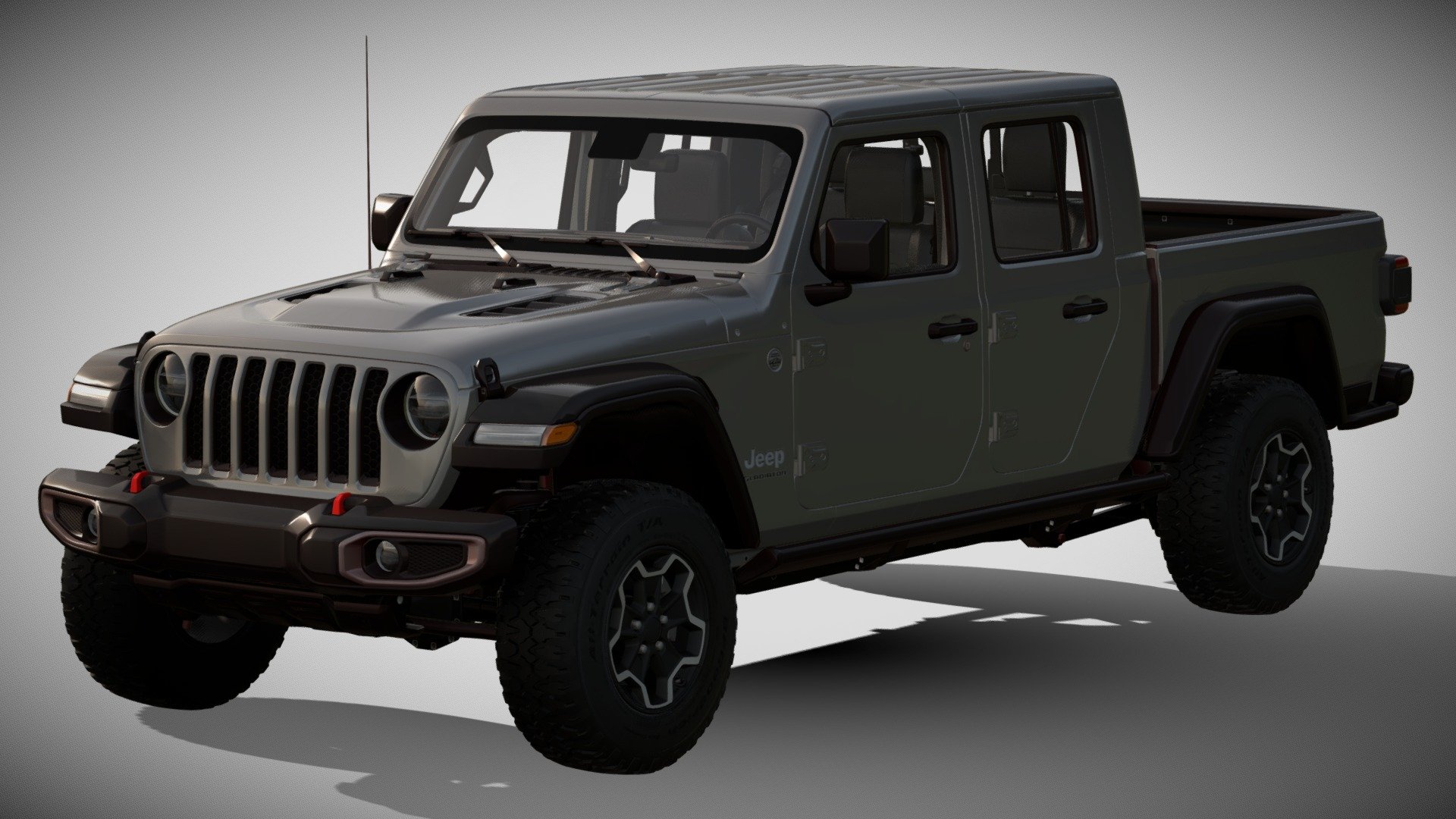 2020 Jeep Gladiator — Sketchfab embed 3D viewer