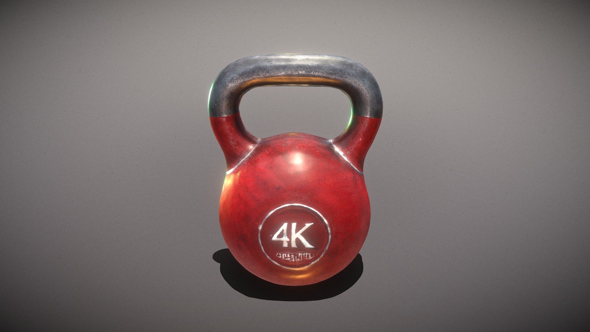 Red Kettlebell Download Free 3D model by matdeuh [98bd1a1] Sketchfab