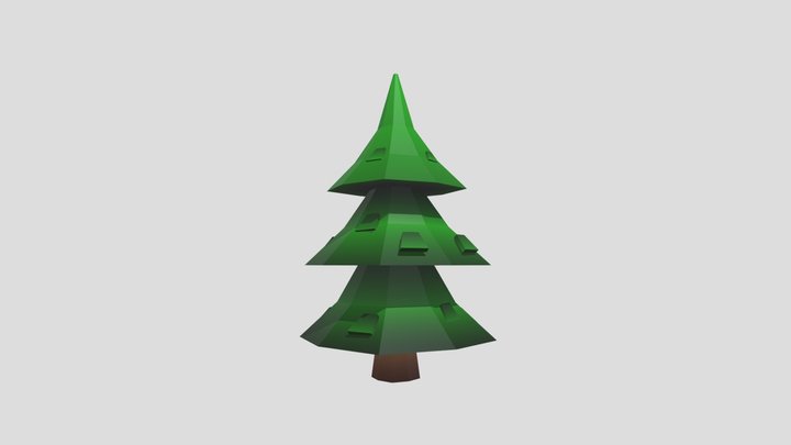 Tree 4 / Дерево (Low Poly)