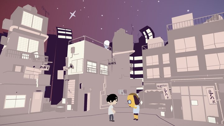 A Quiet Town 3D Model