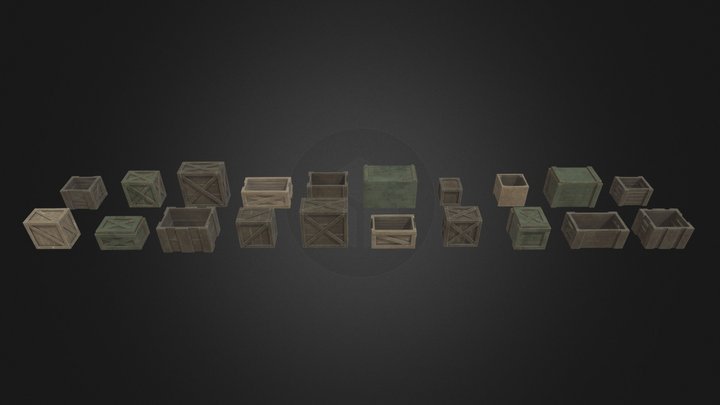 Crate generator test 2 – Modello 3D gratuito STL