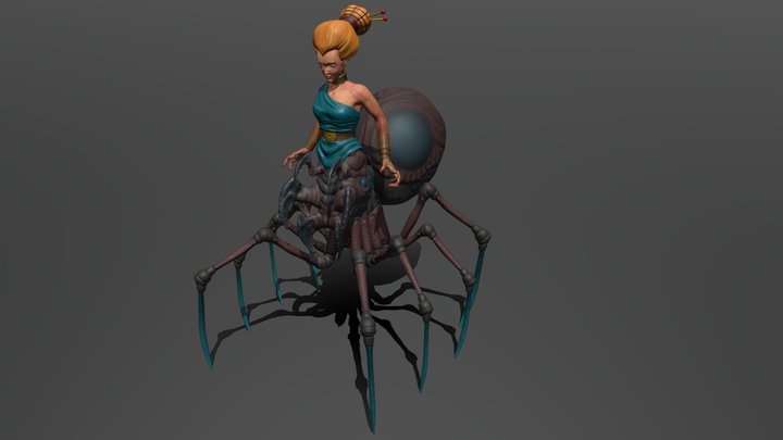 Arachne, The Weaver 3D Model