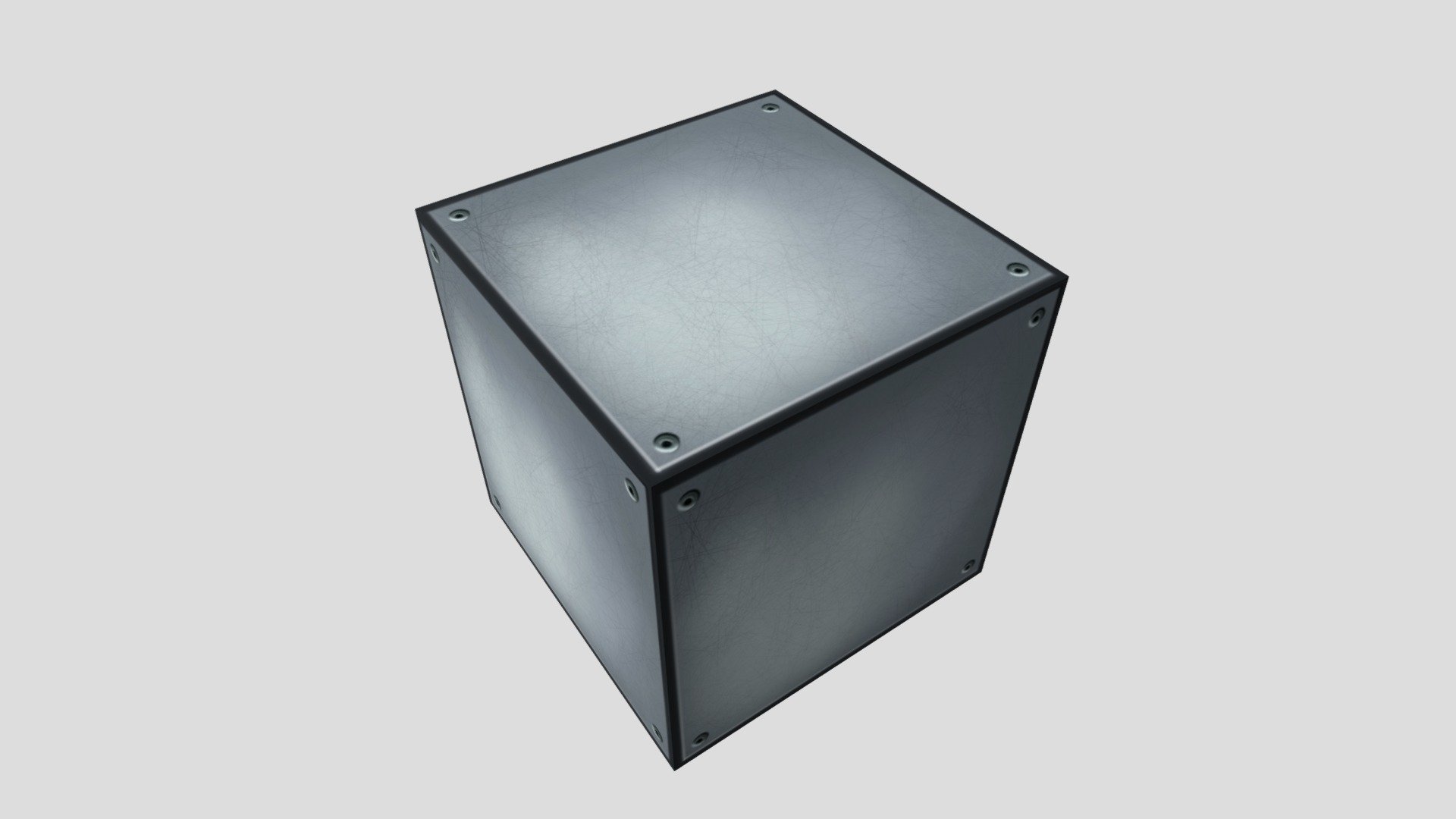 Metal Cube - 3D model by zoo_zee [98bebd2] - Sketchfab
