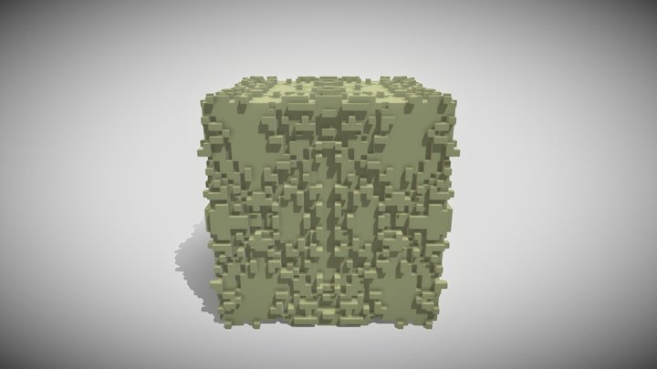 High Quality Sand Block 3D Model