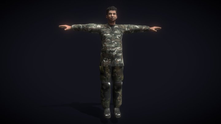 Soldier 15 - Nowicho 3D Model