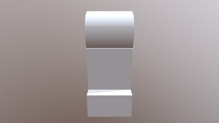 LEGO Figure Leg Right 3D Model