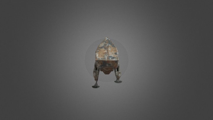 Robot T-Rex Attack 3D Model