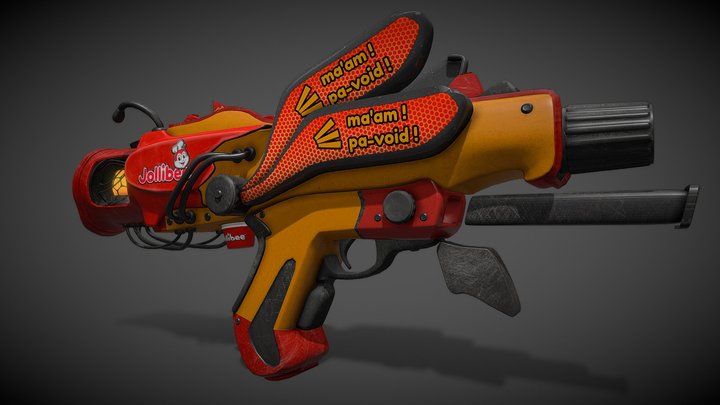 Game Weapon_JolliBlaster 3D Model