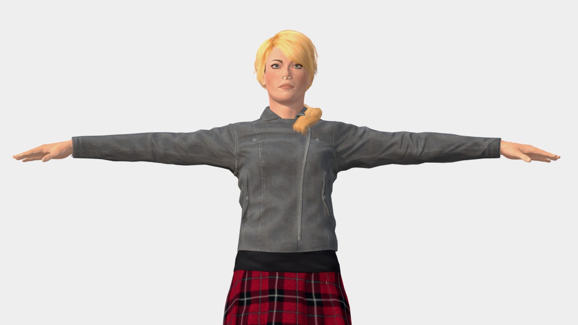 Female Checkers Punk Pack