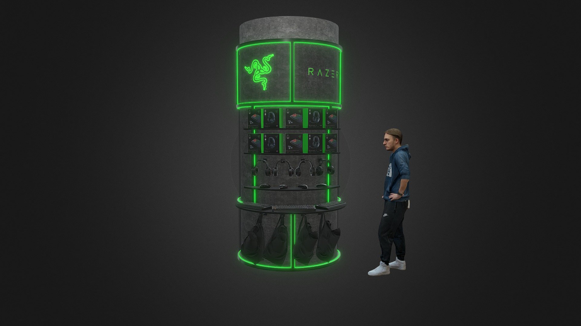 Razer - Brand Zone - 3D model by ERC (@andrii_v) [98c3733] - Sketchfab