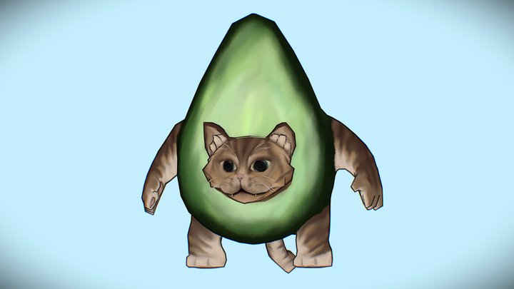 Avocatto 3D Model