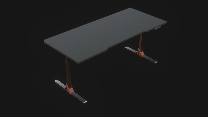 Computer Desk 3D Model