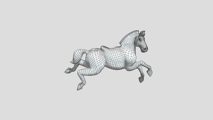 Spartan Wireframe - No Textures 3D Model