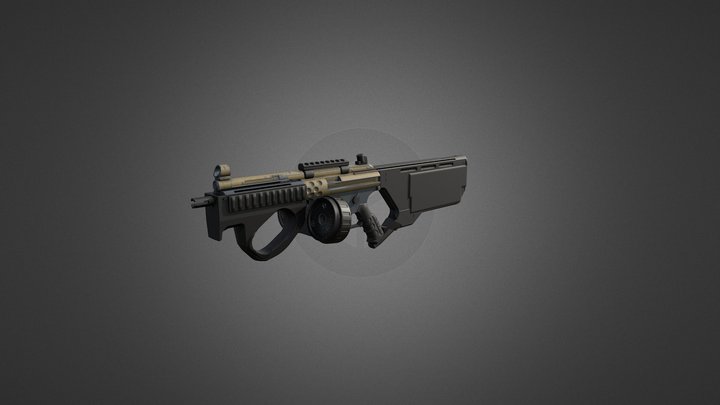 MP5 Mod_1 3D Model