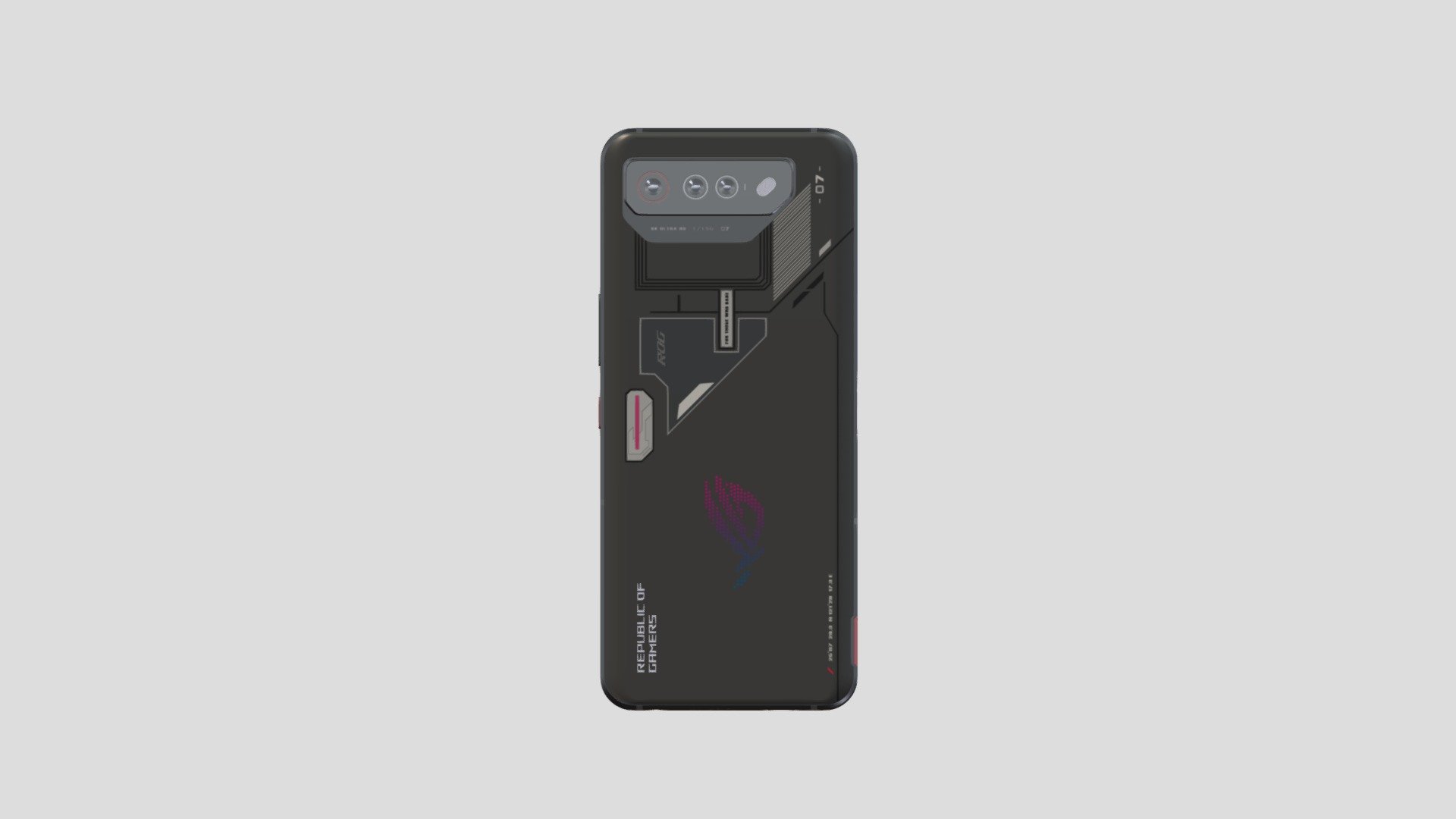 Asus ROG Phone 7 Black - Buy Royalty Free 3D model by Frezzy (@frezzy3d ...