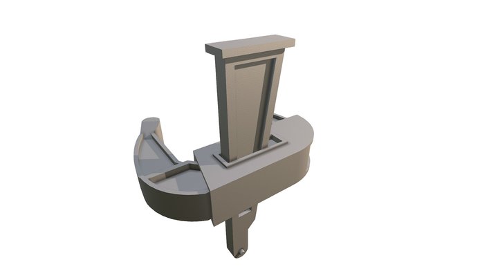 ЗАМОК КЛИНОВОЙ 2 3D Model