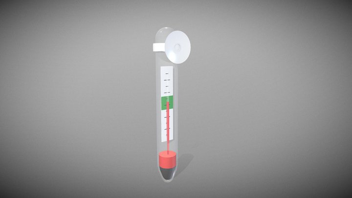 Aquarium thermometer 3D Model