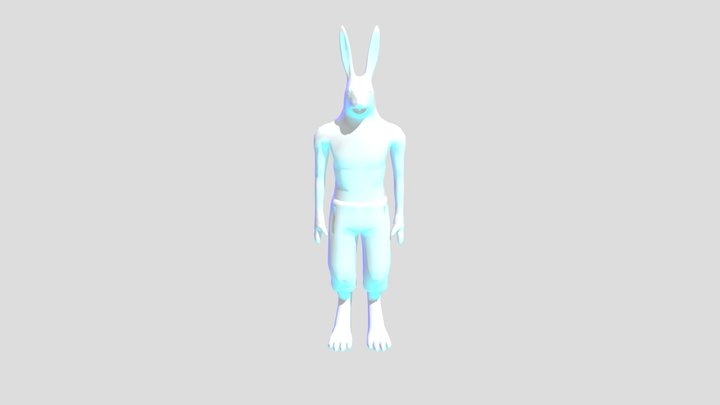 Rabbit Con Pant 3D Model