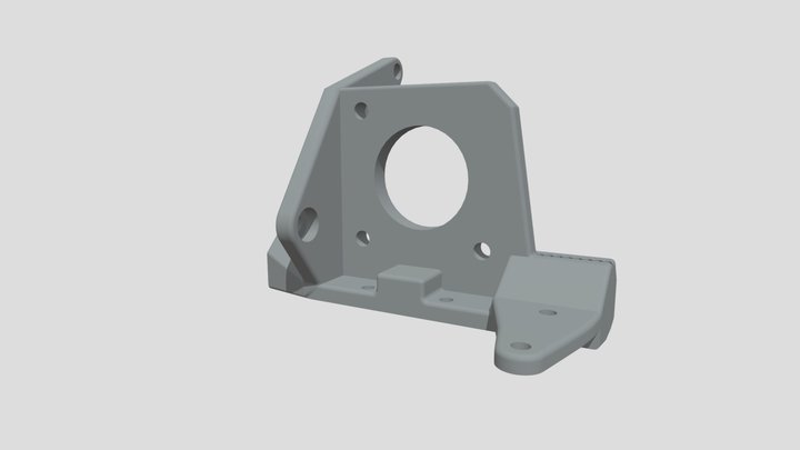 Print Head Bracket 3D Model
