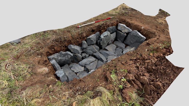 Replica Cist Grave 3D Model