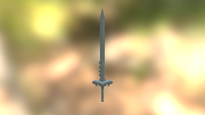 Goldar's Sword 3D Model