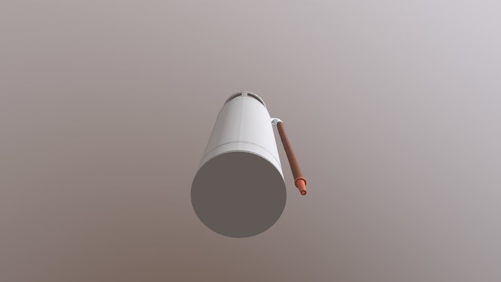 Fire Extinguisher at 2nd. Floor Lunch Room TSBD 3D Model