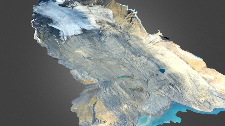 Aldegondabreen 3D Model