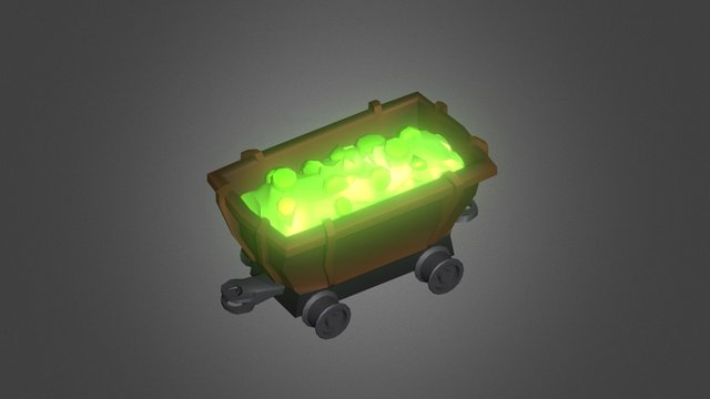 Mine Cart Gem! – Free 3D Model STL