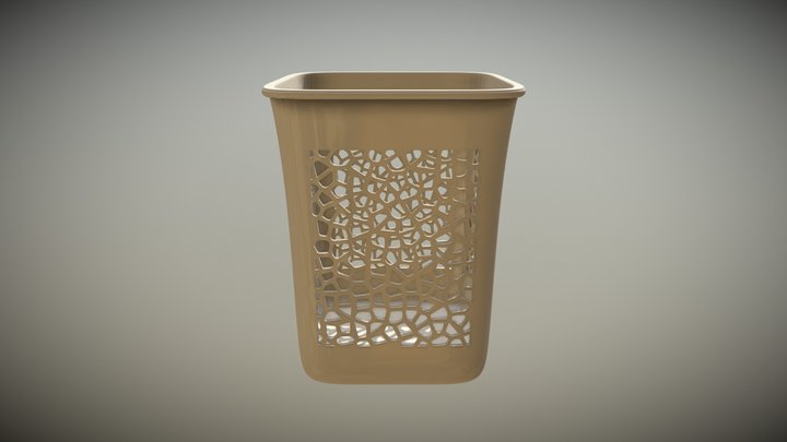 plastic basket 3D Model