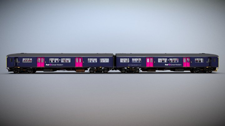 Train - British Rail Class 150 DMU – Free 3D Model STL