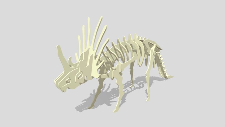 Triceratops toy 3D Model