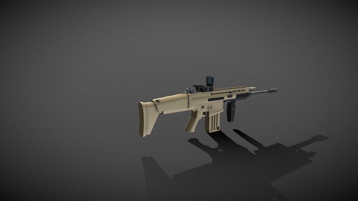 Scar-h / Leartes Mod1 3D Model