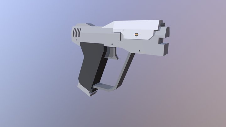 M6G Personal Defence Weapon (Halo) for Minecraft 3D Model
