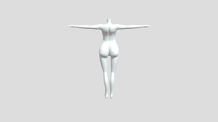 Female Base Mesh 3D Model