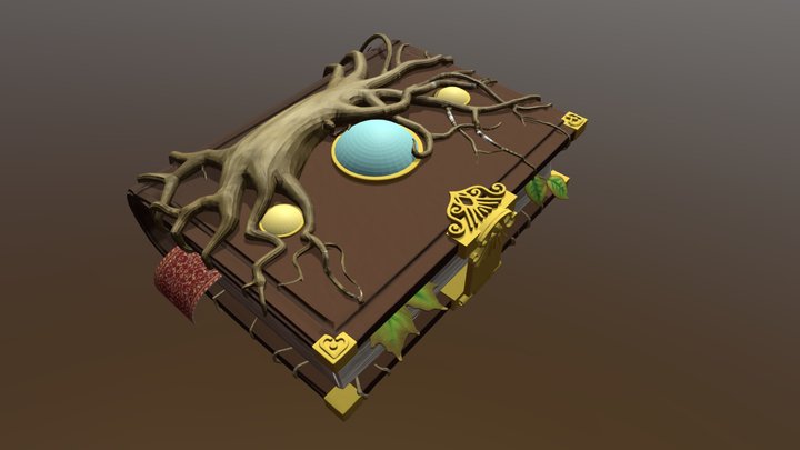 Mystery Book 3D Model