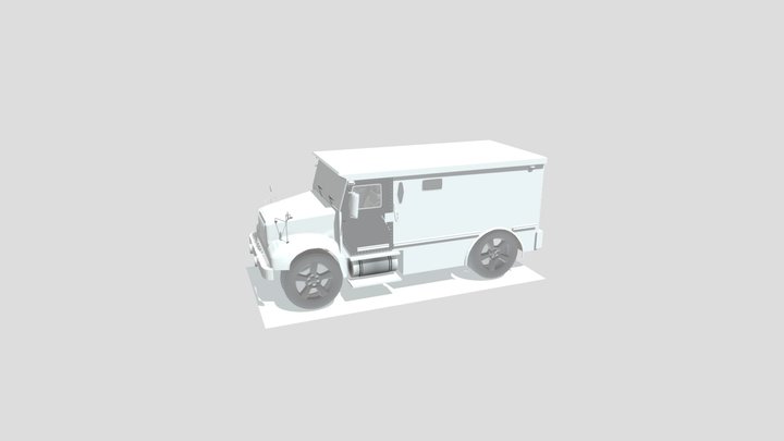Armored Truck 3D Model