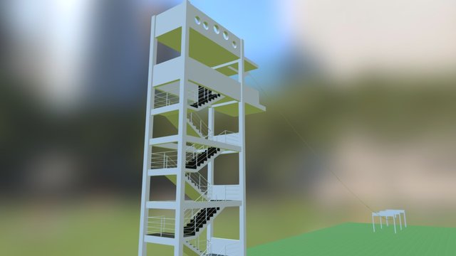 Tirolesa DAE 3D Model