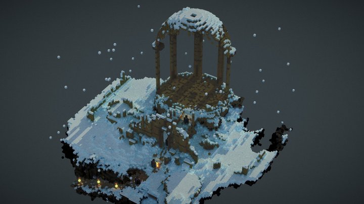 In A Monastery Garden Cold Version[Emission Fix] 3D Model