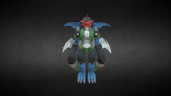 Digimon - Paildramon 3D Model