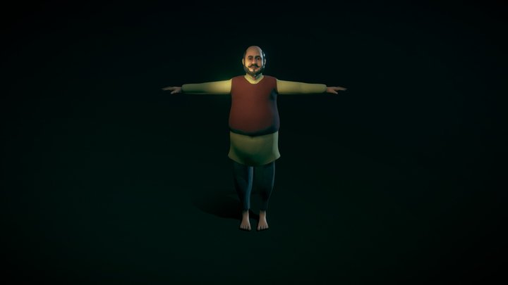 Zamindar (Landlord) 3D Model