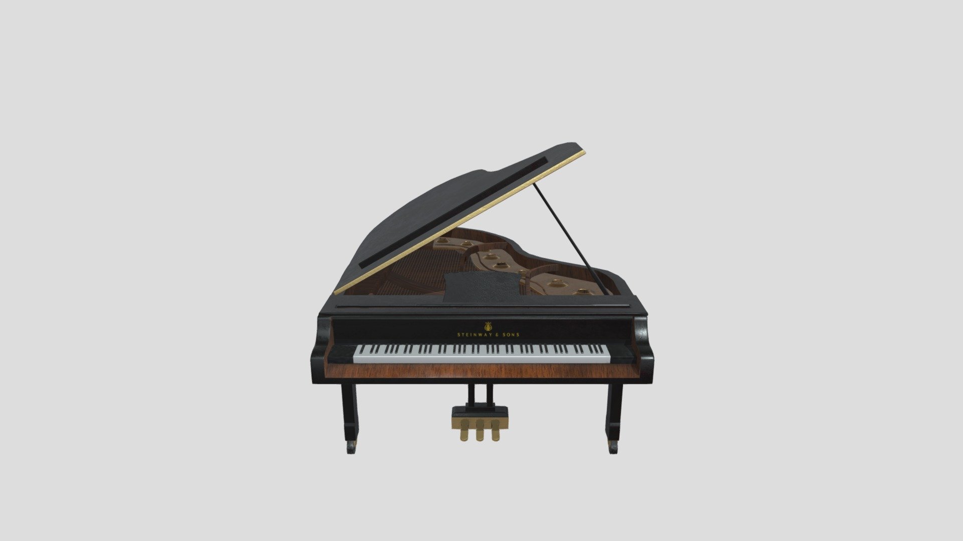 PIANO - 3D model by yaamgomez [98d1370] - Sketchfab