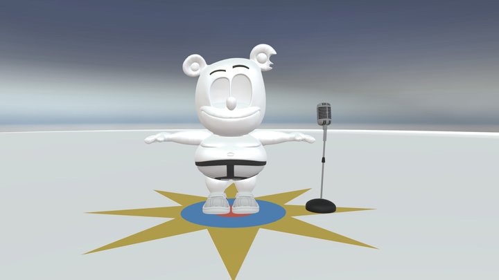 Gummibar Pete Dodd Luke The LPS Wolf Rig 3D Model