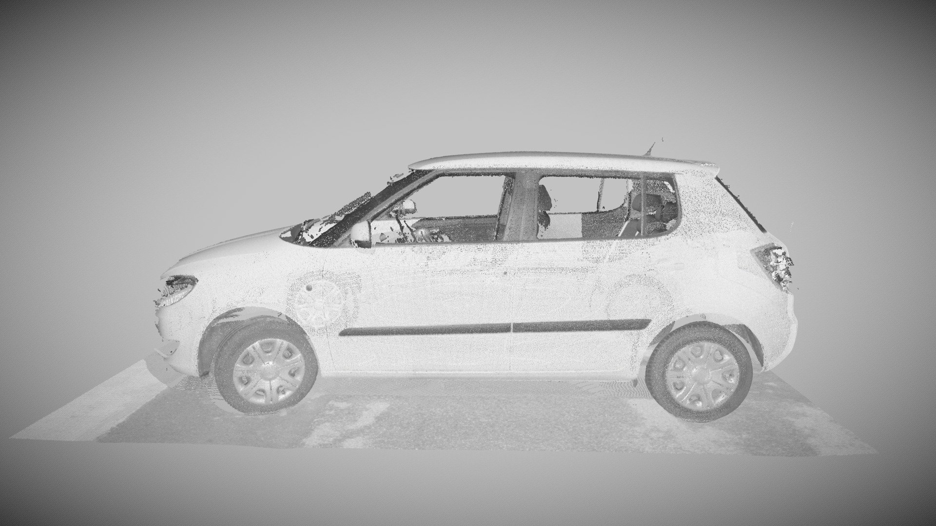 Skoda fabia Point cloud