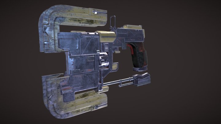 Dead Space Plasma Cutter 3D Model