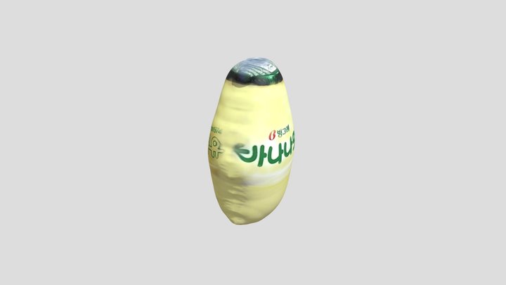 Banana Milk 3D Model