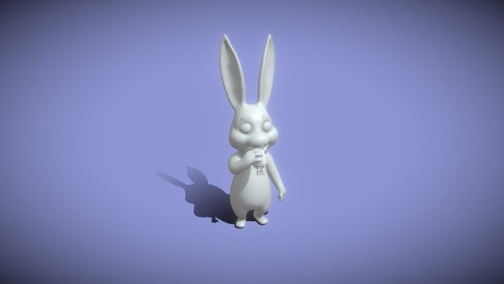 Cartoon-bunny-base-mesh 3D models - Sketchfab