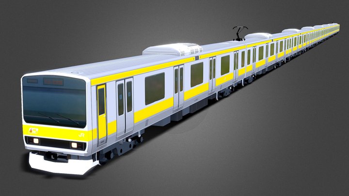 JR東日本E231系電車 3D Model