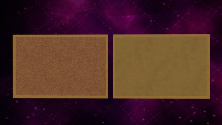 Corkboard FREE Low Poly – Modèle 3D gratuit STL